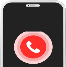 Emergency CALL画面が表示されたスマートフォン