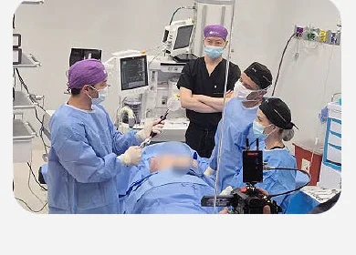 Motiva本社での手術教育の様子