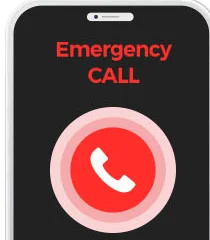 Emergency CALL 救急コール画面